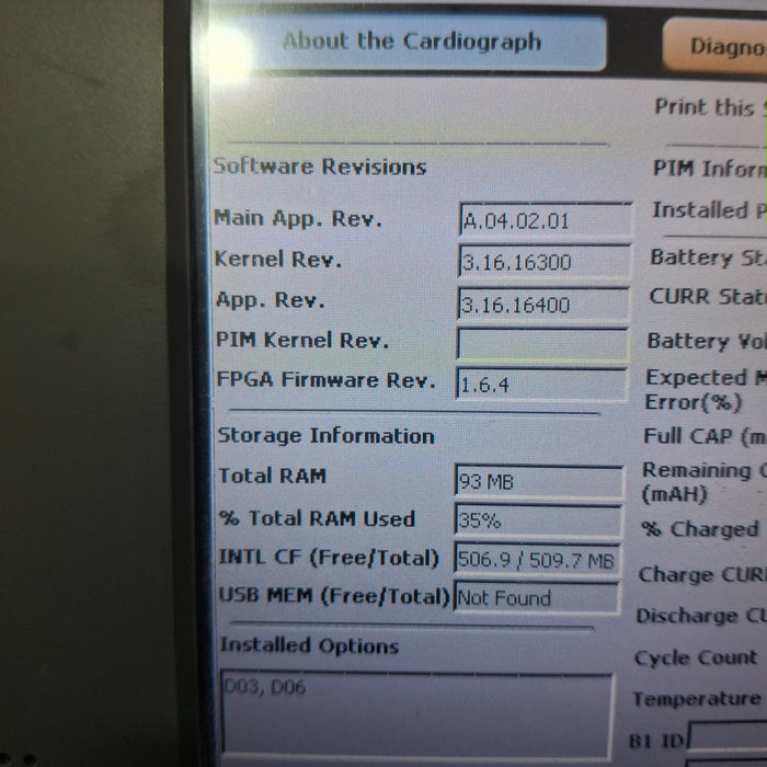 Philips PageWriter TC30 Cardiograph without PIM