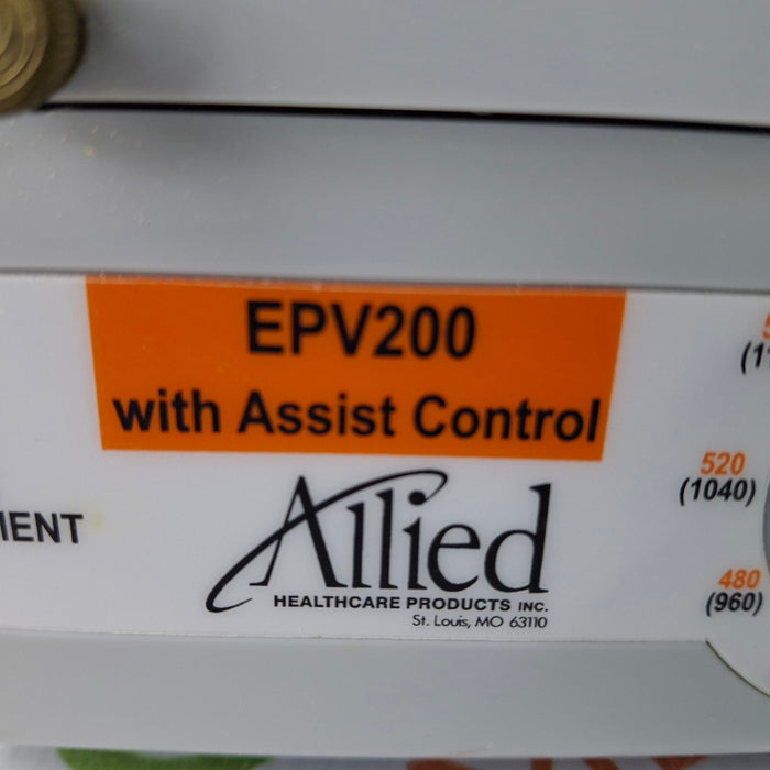 Allied Healthcare Products Allied Healthcare Products EPV200 Ventilator Respiratory reLink Medical