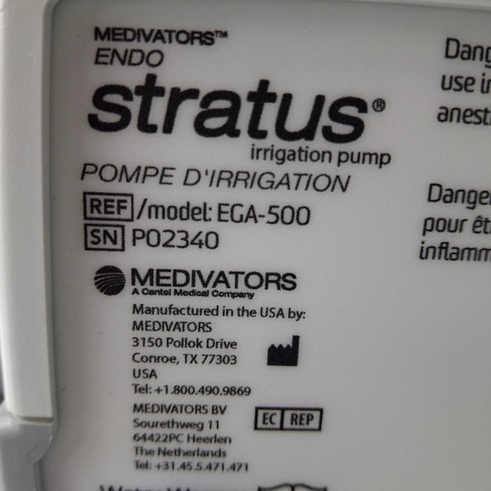 Medivators Medivators Endo Stratus EGA-500 Irrigation Pump Rigid Endoscopy reLink Medical