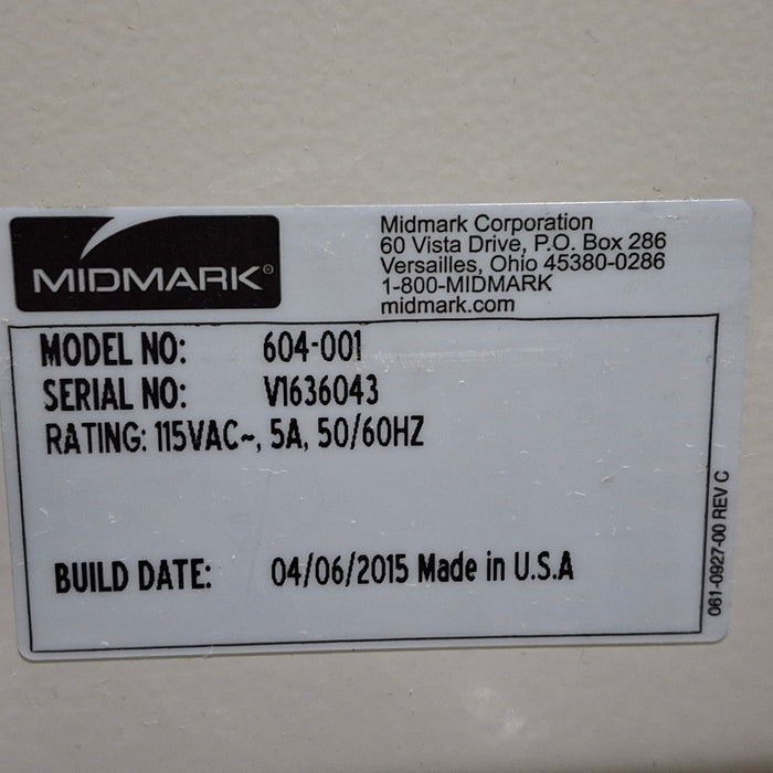 Midmark 604 Manual Examination Table