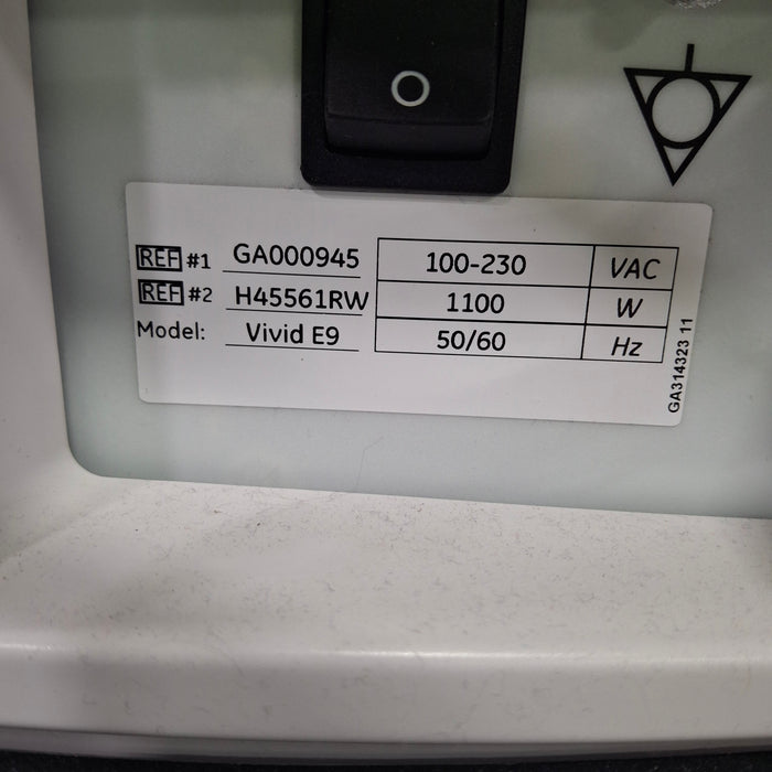 GE Healthcare GE Healthcare Vivid E9 Ultrasound Ultrasound reLink Medical