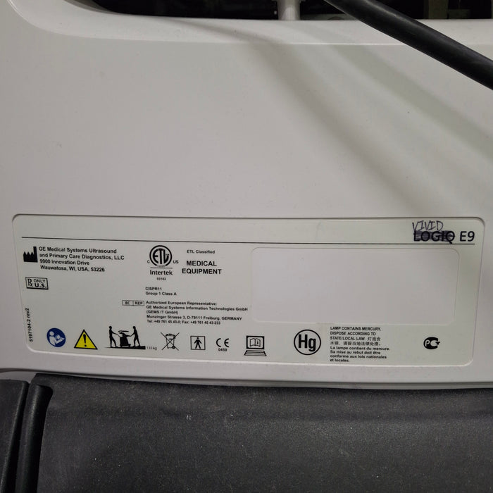 GE Healthcare GE Healthcare Vivid E9 Ultrasound Ultrasound reLink Medical