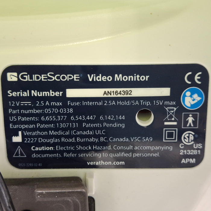 Verathon Medical, Inc Verathon Medical, Inc Glidescope Video Laryngoscope Surgical Equipment reLink Medical