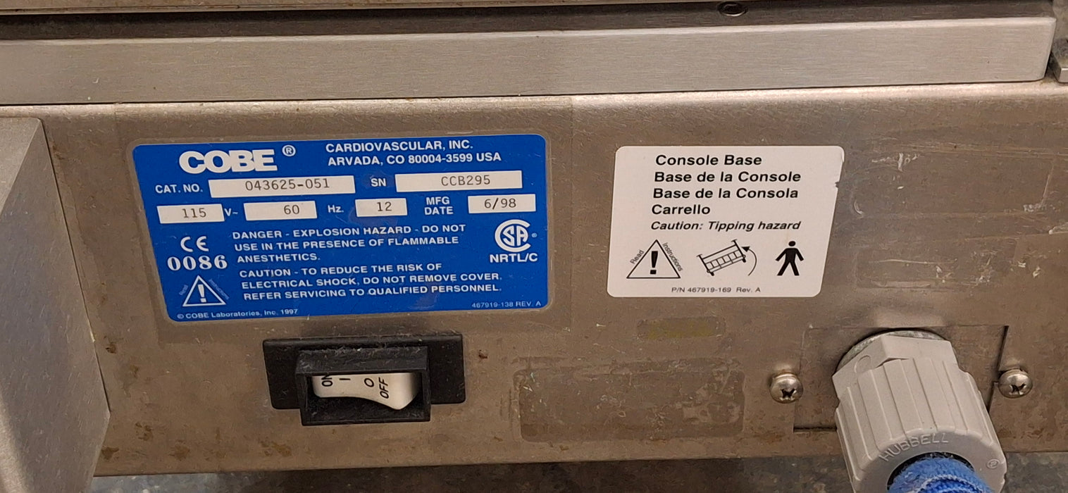Cobe Cobe Century Heart Lung Machine Perfusion reLink Medical