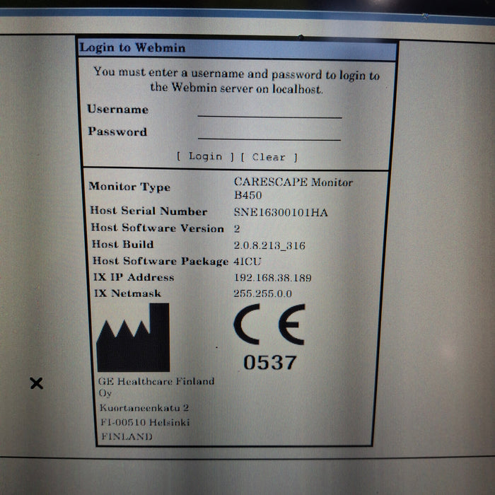 GE Healthcare GE Healthcare Carescape B450 Critical Care Patient Monitor Patient Monitors reLink Medical