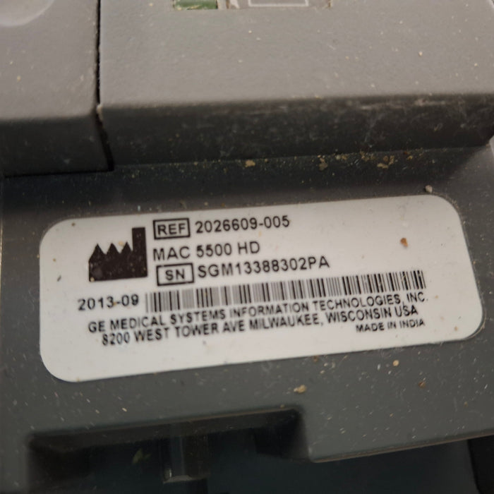 GE Healthcare GE Healthcare MAC 5500 HD ECG without CAM Module Cardiology reLink Medical