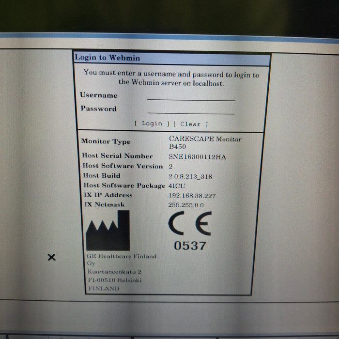 GE Healthcare GE Healthcare Carescape B450 Critical Care Patient Monitor Patient Monitors reLink Medical