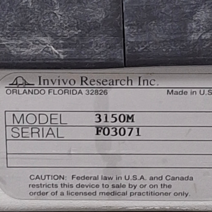 Invivo MDE Invivo MDE 3150M     Millennia 3155MVS MRI Patient Monitor MRI reLink Medical