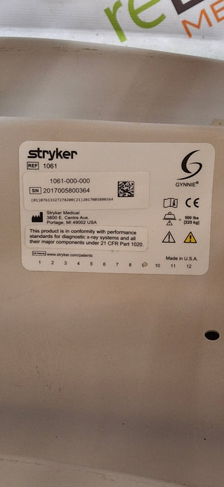 Stryker Stryker 1061 Stretcher Beds & Stretchers reLink Medical