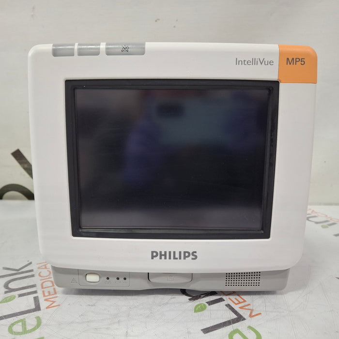 Philips Intellivue MP5 - ECG, Fast SpO2, NIBP Patient Monitor