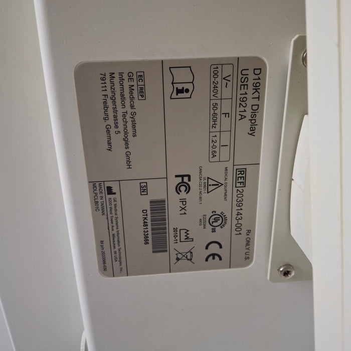 GE Healthcare GE Healthcare D19KT Display Patient Monitors reLink Medical