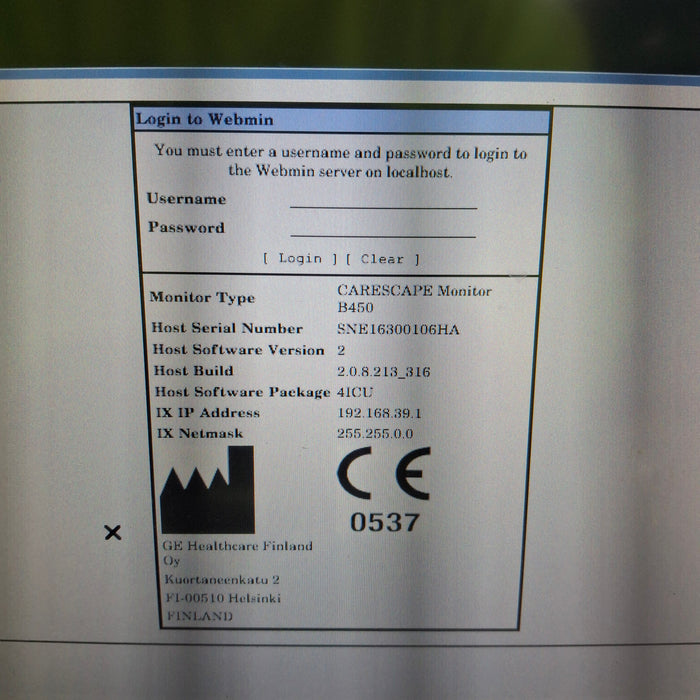 GE Healthcare GE Healthcare Carescape B450 Critical Care Patient Monitor Patient Monitors reLink Medical