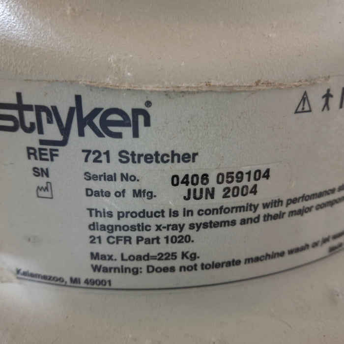 Stryker Stryker 721 Transport Stretcher Beds & Stretchers reLink Medical
