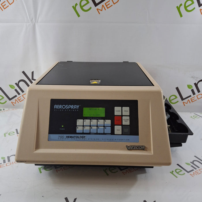 Wescor Wescor 7120 Aerospray Hematology Slide Stainer Cytocentrifuge Centrifuges reLink Medical