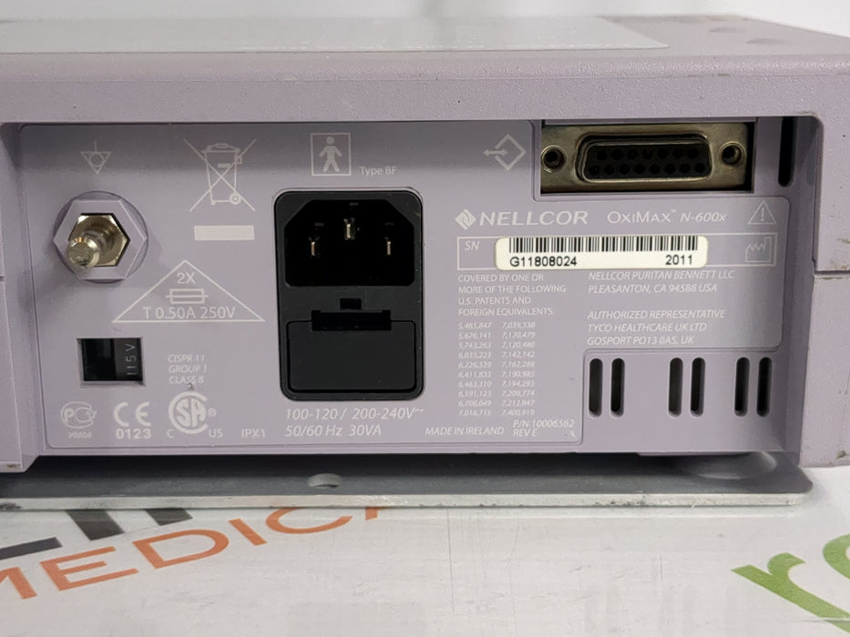 Nellcor Nellcor OxiMax N-600x Pulse Oximeter Patient Monitors reLink Medical