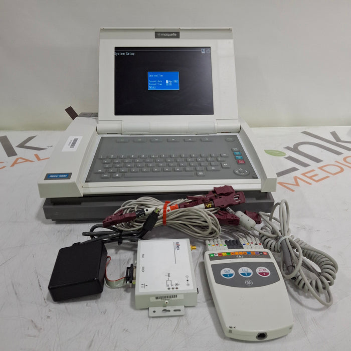 GE Healthcare MAC 5000 with CAM Module ECG System