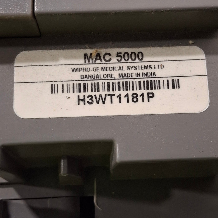 GE Healthcare MAC 5000 with CAM Module ECG System