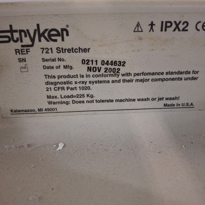 Stryker Stryker 721 Transport Stretcher Beds & Stretchers reLink Medical