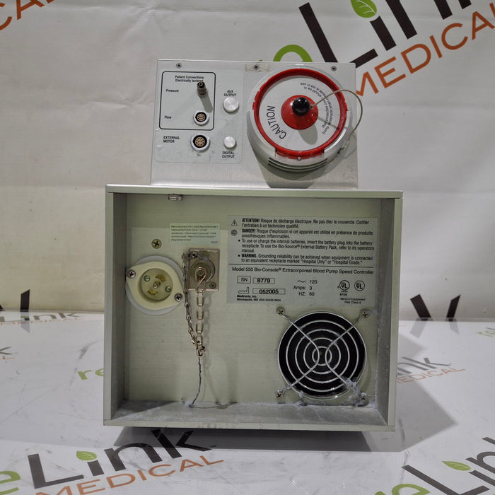 Medtronic 550 Bio Console Extracorporeal Blood Pump Controller
