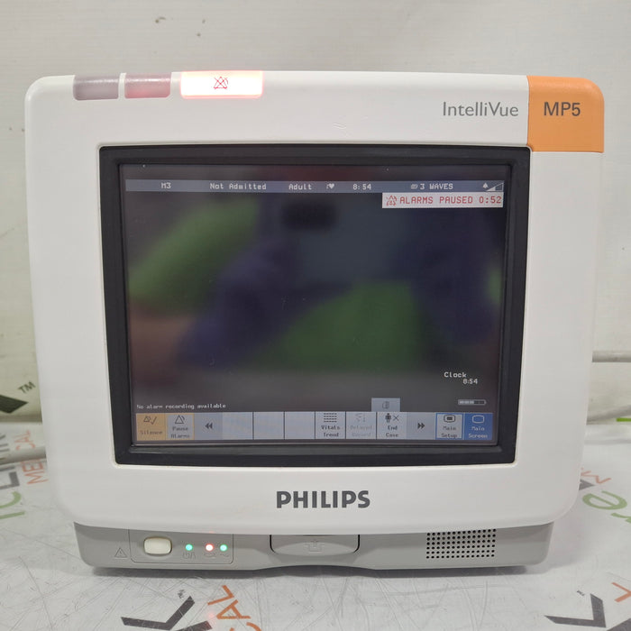 Philips Intellivue MP5 - ECG, Fast SpO2, NIBP Patient Monitor