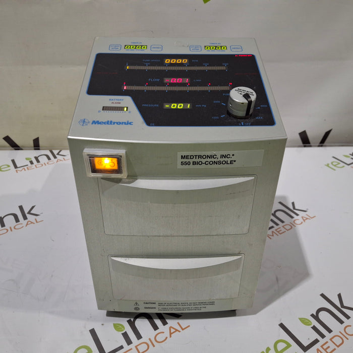 Medtronic 550 Bio Console Extracorporeal Blood Pump Controller