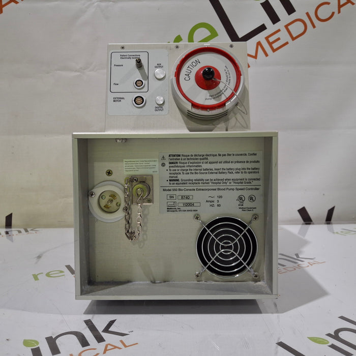 Medtronic 550 Bio Console Extracorporeal Blood Pump Controller