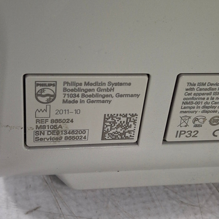 Philips IntelliVue MP5 SpO2, ECG, NIBP, IBP, Temp, CO2 Patient Monitor