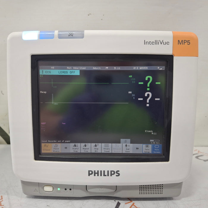 Philips Intellivue MP5 - ECG, Fast SpO2, NIBP Patient Monitor
