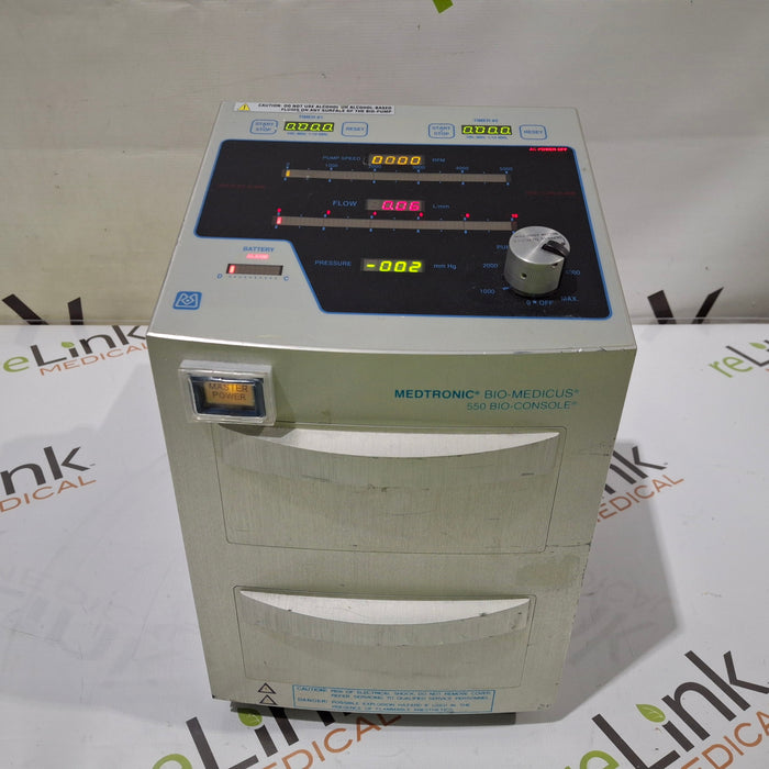Medtronic 550 Bio Console Extracorporeal Blood Pump Controller