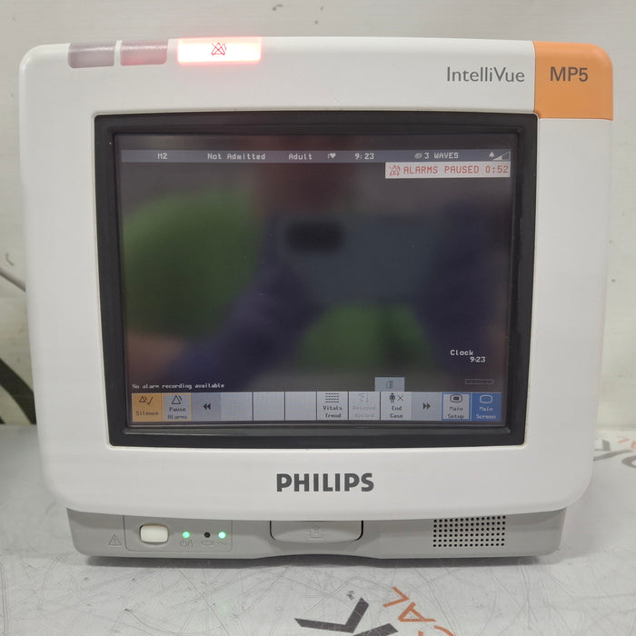 Philips Intellivue MP5 - ECG, Fast SpO2, NIBP Patient Monitor