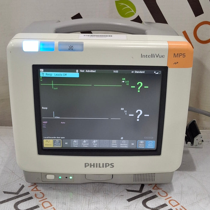 Philips IntelliVue MP5 SpO2, ECG, NIBP, IBP, Temp, CO2 Patient Monitor