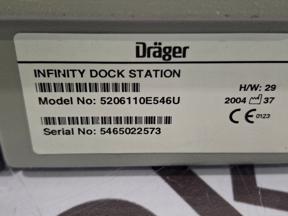 Draeger Medical Infinity Docking Station Infinity Delta Series