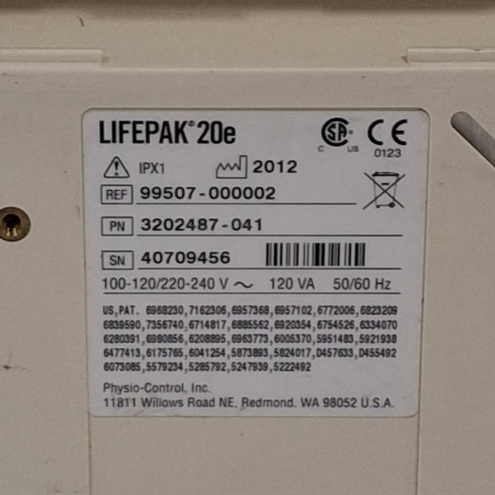 Physio-Control LifePak 20e Defibrillator