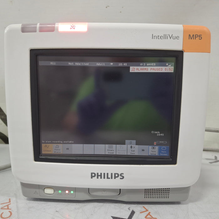 Philips Intellivue MP5 - ECG, Fast SpO2, NIBP Patient Monitor