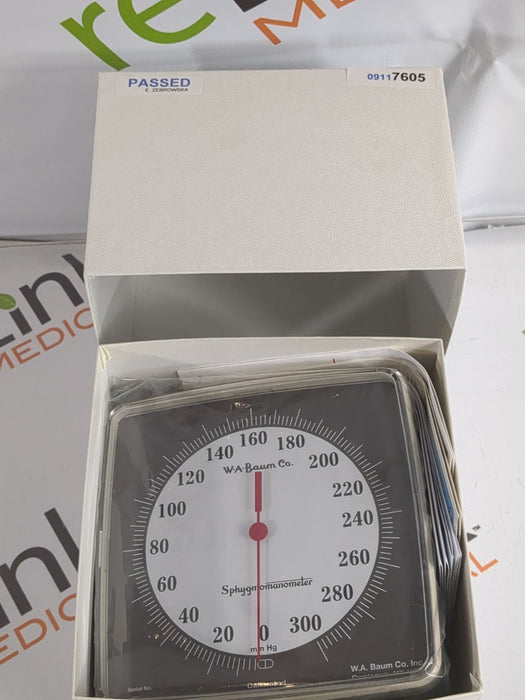 WA BAUM WA BAUM Sphygmomanometer Blood Pressure Monitor Diagnostic Exam Equipment reLink Medical