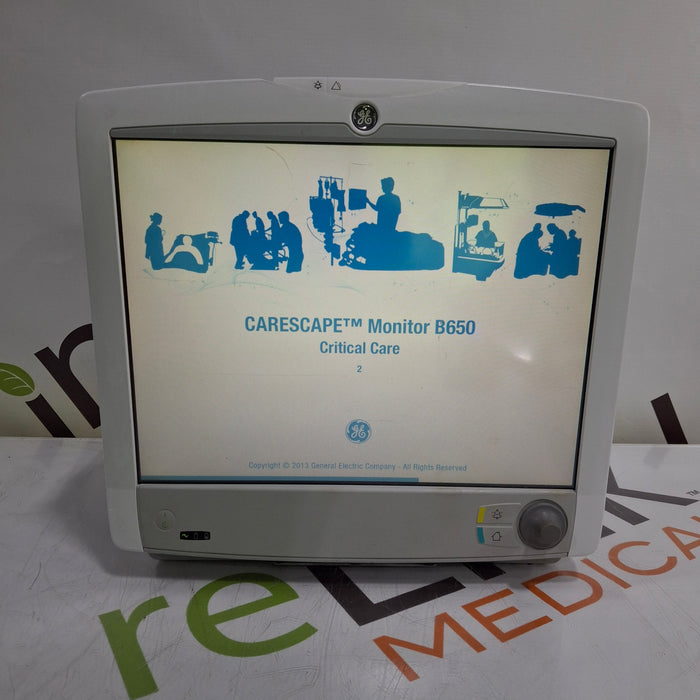 GE Healthcare GE Healthcare Carescape B650 Patient Monitor Patient Monitors reLink Medical