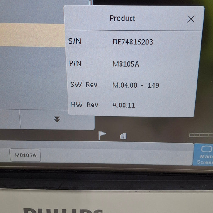 Philips IntelliVue MP5 SpO2, ECG, NIBP, IBP, Temp, CO2 Patient Monitor