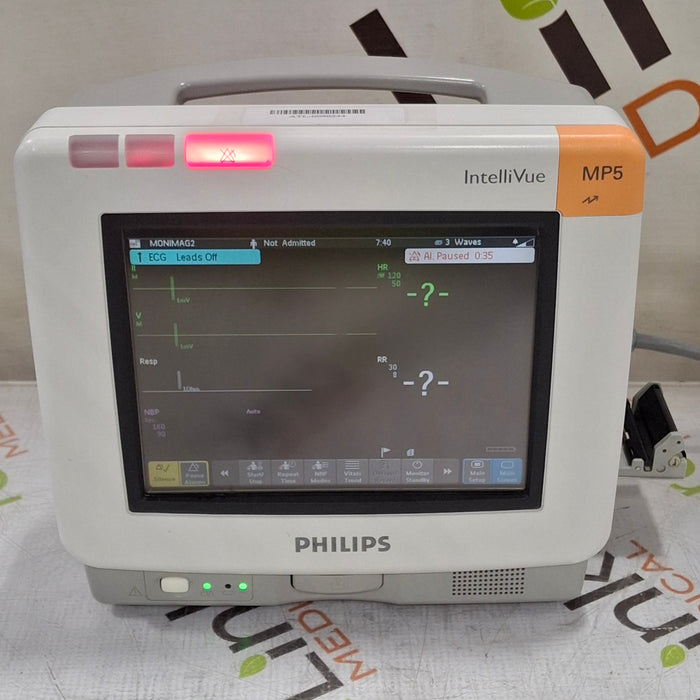 Philips IntelliVue MP5 SpO2, ECG, NIBP, IBP, Temp, CO2 Patient Monitor