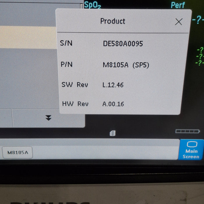 Philips Intellivue MP5 - ECG, Fast SpO2, NIBP, Press, Temp Patient Monitor