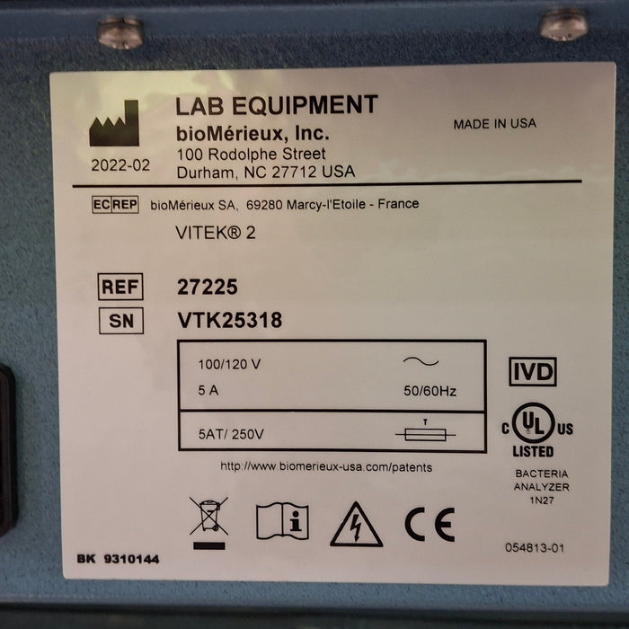 BioMerieux Vitek 2 Microbial Analyzer