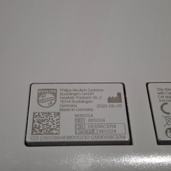 Philips Intellivue MP5 - ECG, Fast SpO2, NIBP Patient Monitor