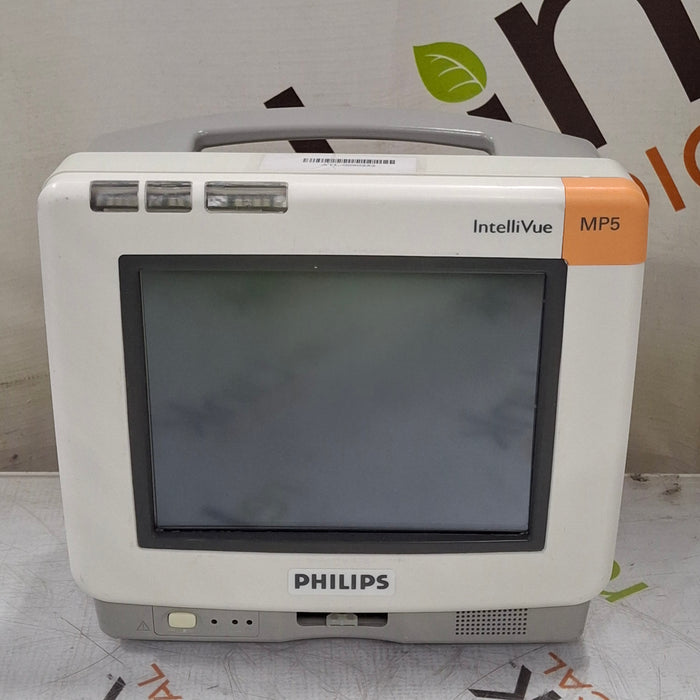 Philips Intellivue MP5 - ECG, OxiMax SpO2, NIBP Patient Monitor