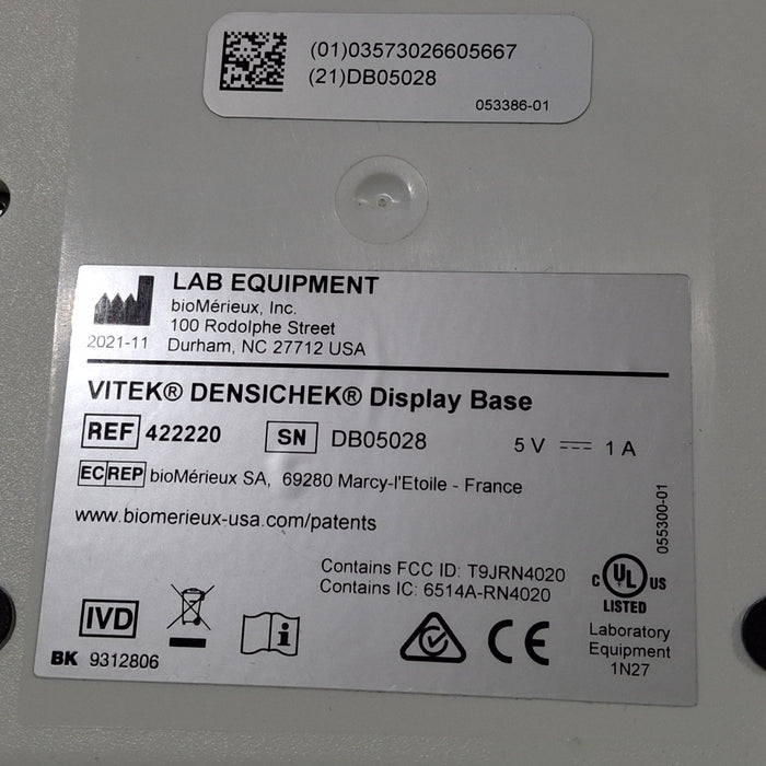 BioMerieux VITEK DensiCHECK Display Base