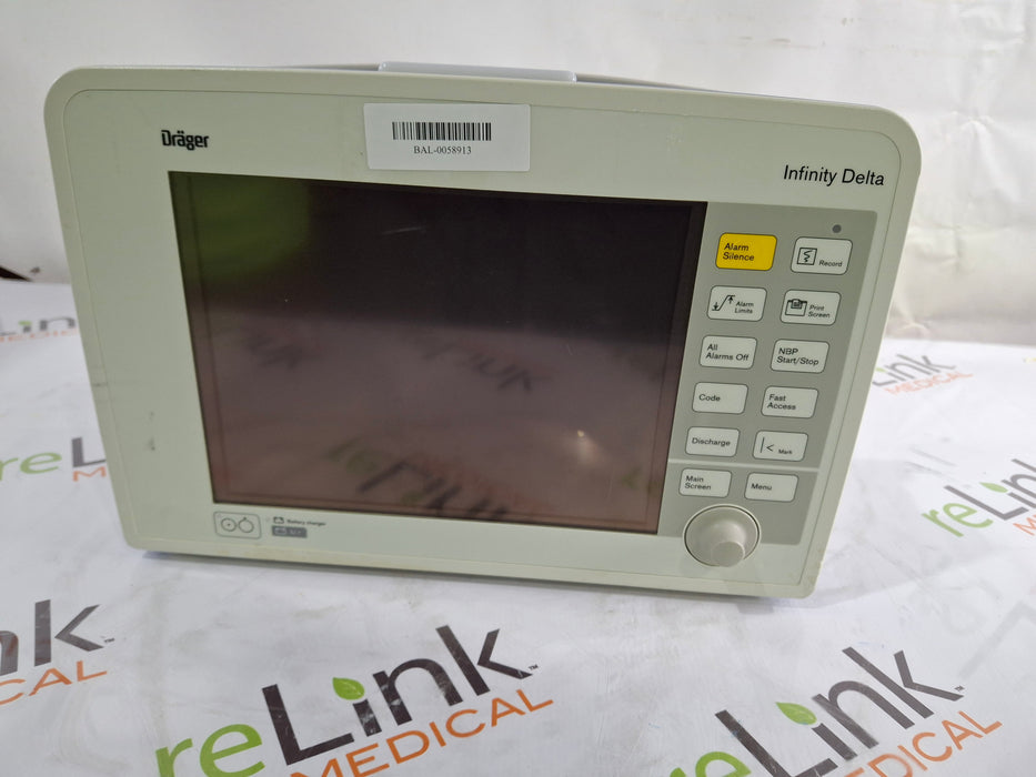 Draeger Medical Infinity Delta Patient Monitor