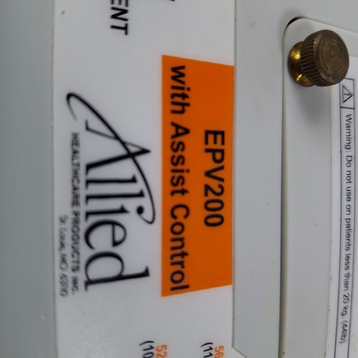 Allied Healthcare Products Allied Healthcare Products EPV200 Ventilator Respiratory reLink Medical