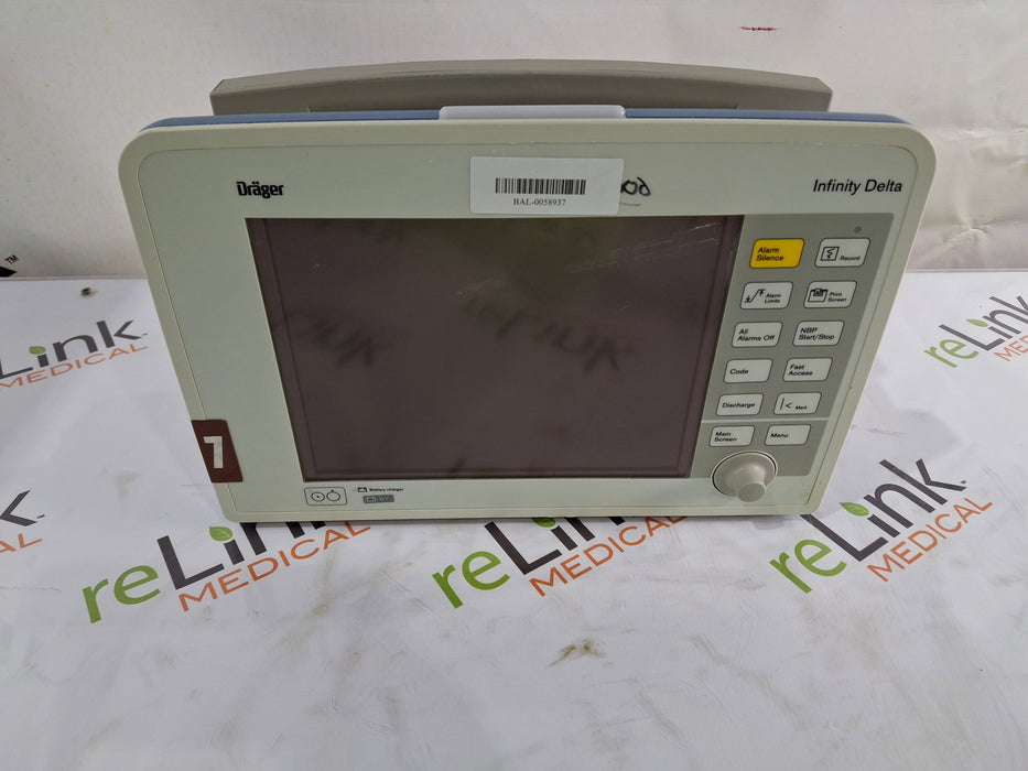 Draeger Medical Infinity Delta Patient Monitor