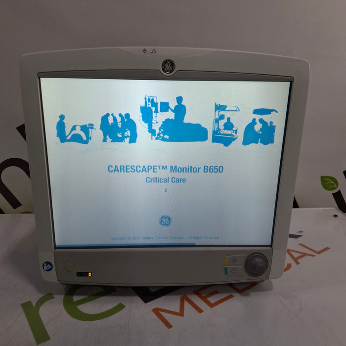 GE Healthcare GE Healthcare Carescape B650 Critical Care Patient Monitor Patient Monitors reLink Medical