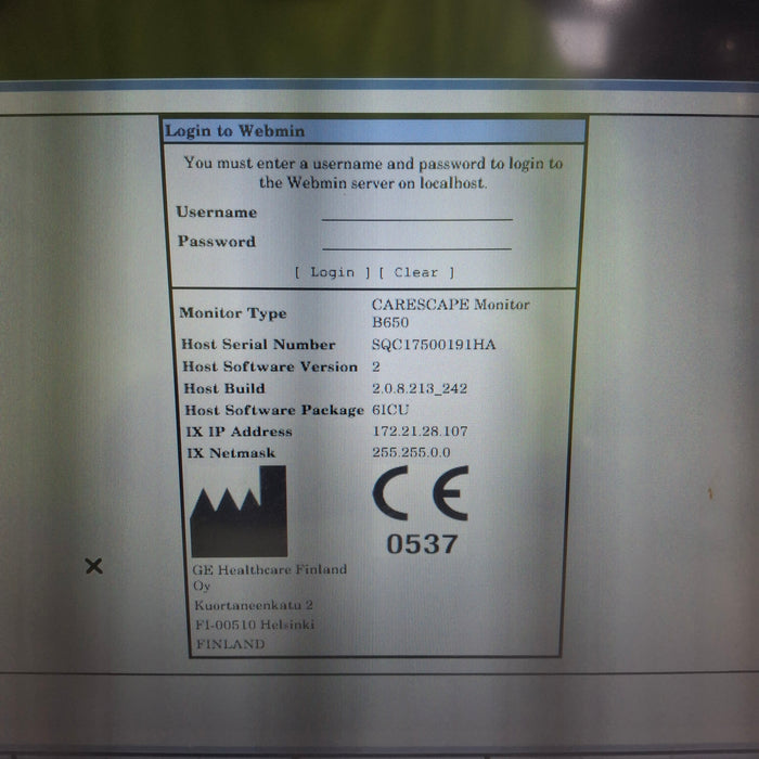 GE Healthcare GE Healthcare Carescape B650 Critical Care Patient Monitor Patient Monitors reLink Medical