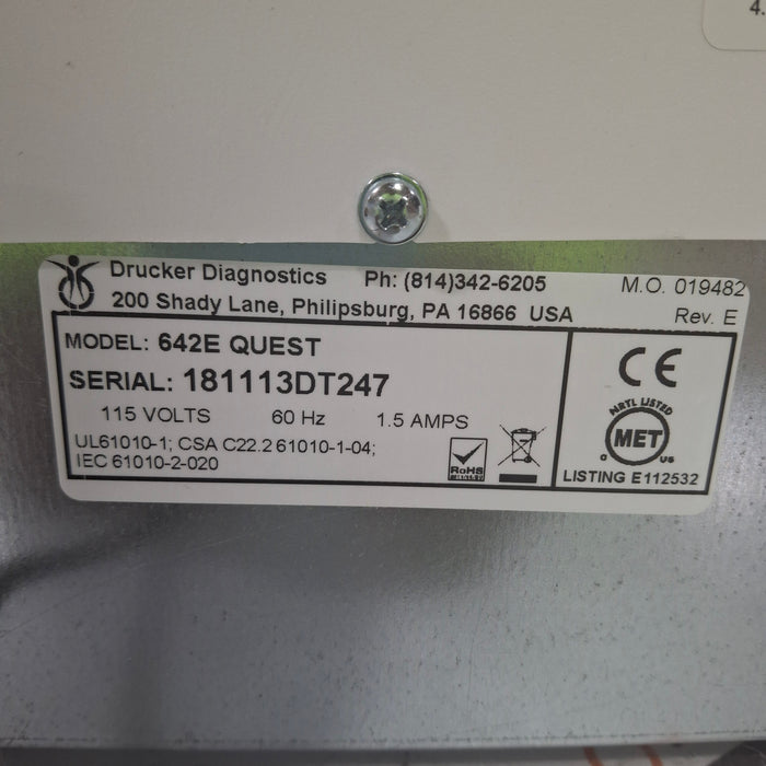 Drucker Diagnostics Horizon Quest Centrifuge