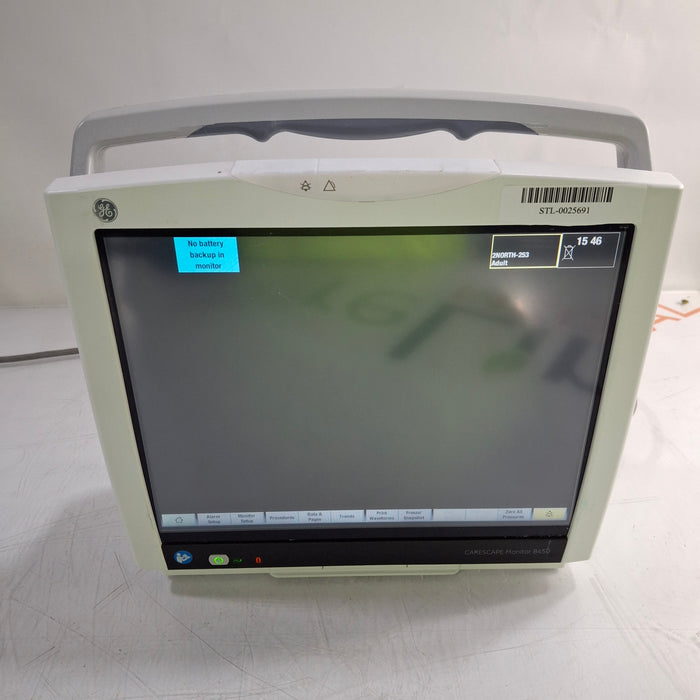 GE Healthcare GE Healthcare Carescape B450 Critical Care Patient Monitor Patient Monitors reLink Medical